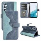 For Samsung Galaxy A54 5G Stitching Horizontal Flip Leather Phone Case(Blue) - 1