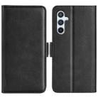 For Samsung Galaxy A54 5G Dual-side Magnetic Buckle Horizontal Flip Leather Phone Case(Black) - 1
