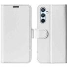 For Samsung Galaxy A54 5G R64 Texture Horizontal Flip Leather Phone Case(White) - 1