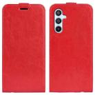 For Samsung Galaxy A54 5G R64 Texture Vertical Flip Leather Phone Case(Red) - 1