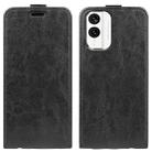 For Nokia X30 R64 Texture Vertical Flip Leather Phone Case(Black) - 1