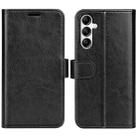 For Samsung Galaxy A34 5G R64 Texture Horizontal Flip Leather Phone Case(Black) - 1