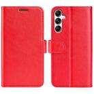 For Samsung Galaxy A34 5G R64 Texture Horizontal Flip Leather Phone Case(Red) - 1