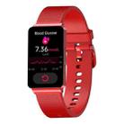 EP08 1.57 inch Color Screen Smart Watch,Support Blood Sugar Monitoring / Heart Rate Monitoring / Blood Pressure Monitoring(Red) - 1