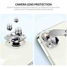 For iPhone 13 / 13 mini ENKAY Hat-Prince Blink Diamond Camera Lens Aluminium Alloy Tempered Glass Film(Blue) - 5