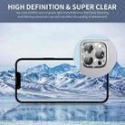 For iPhone 13 Pro / 13 Pro Max ENKAY Hat-Prince Blink Diamond Camera Lens Aluminium Alloy Tempered Glass Film(Sierra Blue) - 5