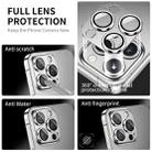 For iPhone 13 Pro / 13 Pro Max ENKAY Hat-Prince Anti-reflection Camera Lens Aluminium Alloy Tempered Glass Film(Silver) - 3
