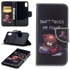 For iPhone SE 2022 / SE 2020 / 8 / 7 Colored Drawing Pattern Horizontal Flip Leather Case with Holder & Card Slots & Wallet(Bear) - 1