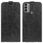 For Nokia C31 R64 Texture Vertical Flip Leather Phone Case(Black) - 1