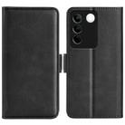 For vivo S16 / S16 Pro Dual-side Magnetic Buckle Leather Phone Case(Black) - 1