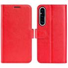 For Sony Xperia 1 V R64 Texture Horizontal Flip Leather Phone Case(Red) - 1