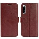 For Sony Xperia10 V R64 Texture Horizontal Flip Leather Phone Case(Brown) - 1