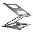 Boneruy P18 Ergonomic Desk Aluminum Holder for 14-17.3 Inch Laptops(Gray) - 1