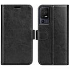 For TCL 40 SE R64 Texture Horizontal Flip Leather Phone Case(Black) - 1