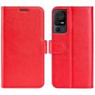 For TCL 40 SE R64 Texture Horizontal Flip Leather Phone Case(Red) - 1