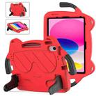For iPad 10th Gen 10.9 2022 Ice Baby EVA Shockproof Hard PC Tablet Case(Red+Black) - 1