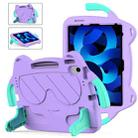 For iPad Air 2022 / Air 2020 10.9 Ice Baby EVA Shockproof Hard PC Tablet Case(Light Purple+Mint Green) - 1