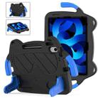 For iPad Air 2022 / Air 2020 10.9 Ice Baby EVA Shockproof Hard PC Tablet Case(Black+Blue) - 1