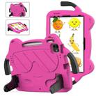 For  iPad Pro 11 2020 / 2018 Ice Baby EVA Shockproof Hard PC Tablet Case(Rose Red+Black) - 1