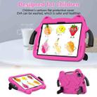 For  iPad Pro 11 2020 / 2018 Ice Baby EVA Shockproof Hard PC Tablet Case(Rose Red+Black) - 2