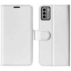 For Nokia G22 R64 Texture Horizontal Flip Leather Phone Case(White) - 1