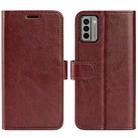 For Nokia G22 R64 Texture Horizontal Flip Leather Phone Case(Brown) - 1