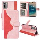 For Nokia G22 Stitching Horizontal Flip Leather Phone Case(Red) - 1