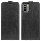 For Nokia G22 R64 Texture Vertical Flip Leather Phone Case(Black) - 1