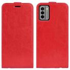 For Nokia G22 R64 Texture Vertical Flip Leather Phone Case(Red) - 1