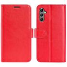 For Realme C35 R64 Texture Horizontal Flip Leather Phone Case(Red) - 1