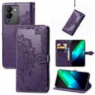 For Infinix Note 12 G96 Mandala Flower Embossed Leather Phone Case(Purple) - 1