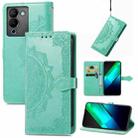 For Infinix Note 12 G96 Mandala Flower Embossed Leather Phone Case(Green) - 1