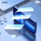 For iPhone 12 Pro Max 2pcs ENKAY Hat-Prince 0.1mm Ultrathin Anti-reflection Special Glass Film - 1