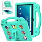 For Walmart Onn 10.1 2022 / 100071485 Handle Kickstand Children EVA Shockproof PC Tablet Case(Mint Green) - 1