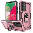 For Samsung Galaxy A14 5G Warship Armor 2 in 1 Shockproof Phone Case(Rose Gold) - 1