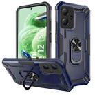For Redmi Redmi Note 12 5G Global/Poco X5 Warship Armor 2 in 1 Shockproof Phone Case(Navy Blue) - 1