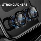 For Samsung Galaxy Z Flip4 / W23 Flip ENKAY Hat-Prince 9H Rear Camera Lens Aluminium Alloy Tempered Glass Film(Black) - 3