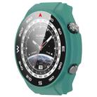 For Huawei Watch Ultimate PC+ Toughened Film Integrated Watch Protective Case(Green) - 1