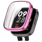 For Redmi Watch 3 TPU Fully Enclosed Watch Protective Case(Pink) - 1