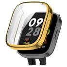 For Redmi Watch 3 TPU Fully Enclosed Watch Protective Case(Gold) - 1