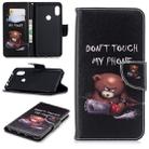 Colored Drawing Pattern Horizontal Flip Leather Case for Xiaomi Redmi Note6&Note6Pro,with Holder & Card Slots & Wallet(Bear) - 1