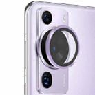 For HUAWEI P60 / P60 Pro / P60 Art ENKAY Hat-Prince 9H Rear Camera Lens Aluminium Alloy Tempered Glass Film(Purple) - 1