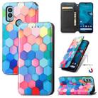 For Kyocera Android One S10 CaseNeo Colorful Magnetic Leather Phone Case(Colorful Cube) - 1