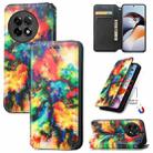 For OnePlus Ace 2 CaseNeo Colorful Magnetic Leather Phone Case(Colorful Cloud) - 1