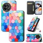 For OnePlus Ace 2 CaseNeo Colorful Magnetic Leather Phone Case(Colorful Cube) - 1
