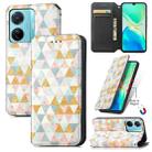 For vivo S15e CaseNeo Colorful Magnetic Leather Phone Case(Rhombus) - 1
