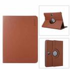 For OnePlus Pad / OPPO Pad 2 ENKAY 360 Degree Rotation Stand Litchi Leather Smart Tablet Case(Brown) - 1