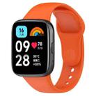 For Redmi Watch 3 Lite Sports Solid Color Silicone Replacement Watch Band(Orange) - 1