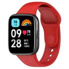 For Redmi Watch 3 Lite Sports Solid Color Silicone Replacement Watch Band(Red) - 1