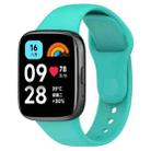For Redmi Watch 3 Lite Sports Solid Color Silicone Replacement Watch Band(Teal) - 1
